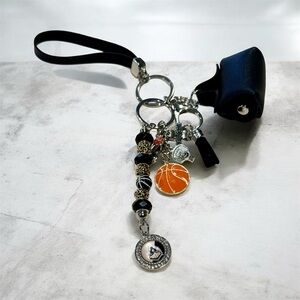 Purdue Boilermakers Inspired Keychain Purse Bag Charms March Madness NCAA